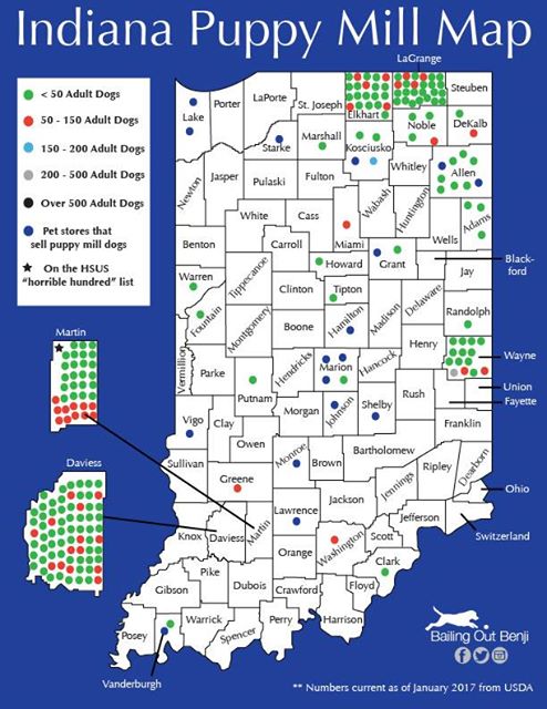 Puppymill map